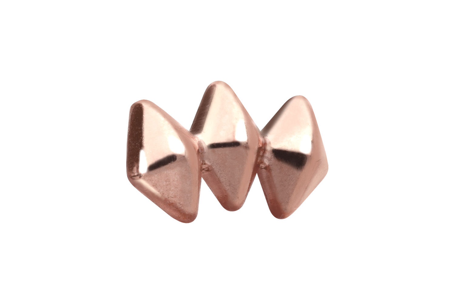 Titan Schraubaufsatz mit Außengewinde 3 RAUTEN ++SALE++ von Piercingline